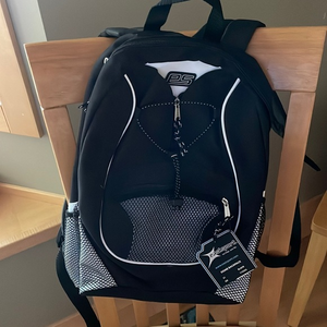 Eastsport Unisex Dome Backpack Black‎ NWT Travel Sports Work School